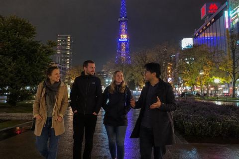 Sapporo Private Night Walk: Susukino & City Lights