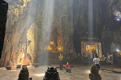 Marble Mountains and Lady Buddha from Hoi An OR Da NangMarble Mountains and Lady Buddha