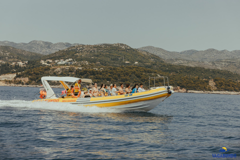 Dubrovnik : Visite de la Grotte Bleue en bateau à moteur l&#039;après-midi avec boissons