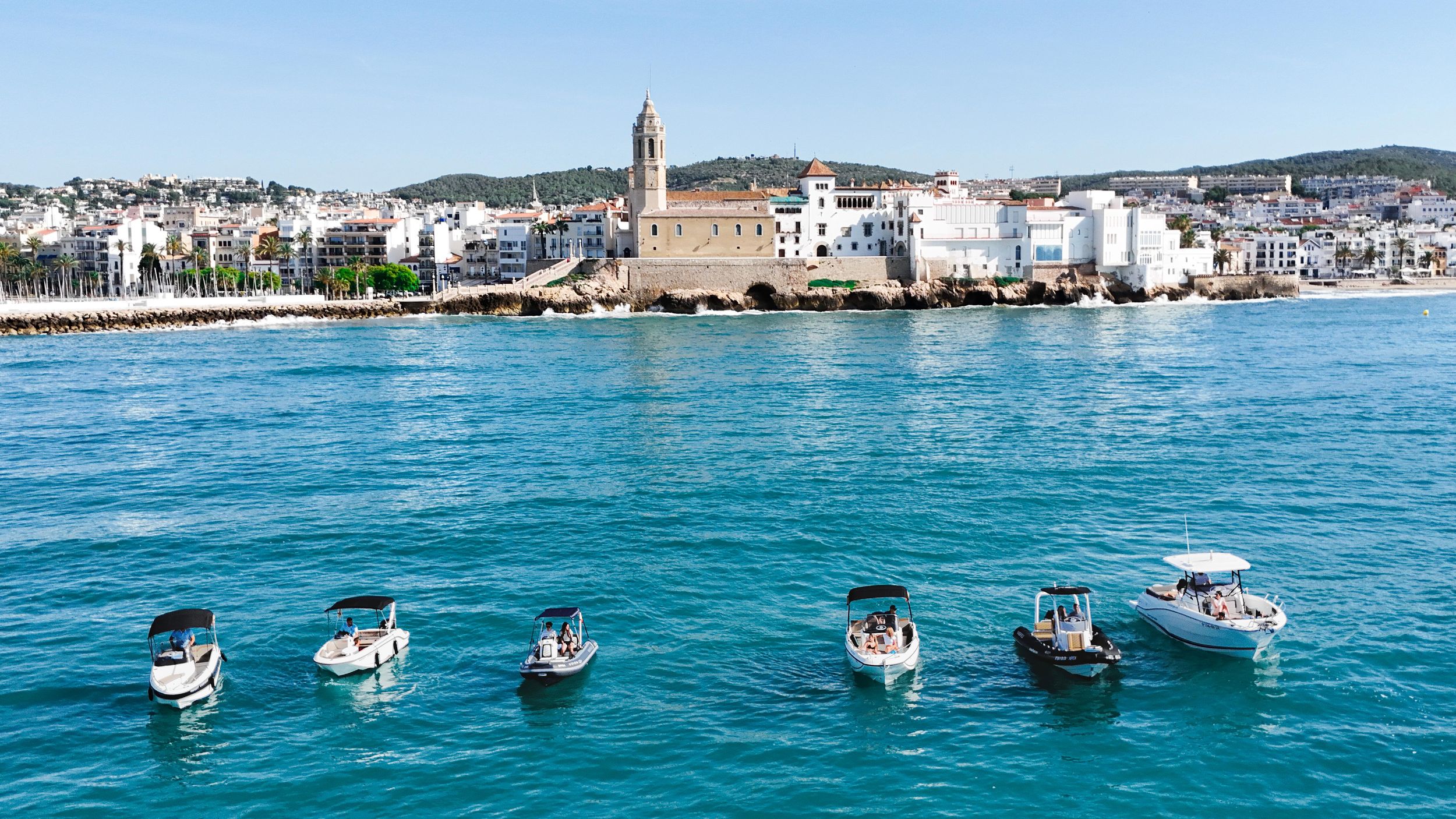 Sitges: Bootsvermietung ohne Bootsführerschein