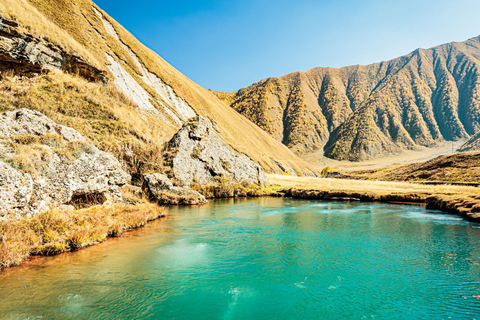 From Stepantsminda Kazbegi: TRUSO valley and ARSHA Waterfall