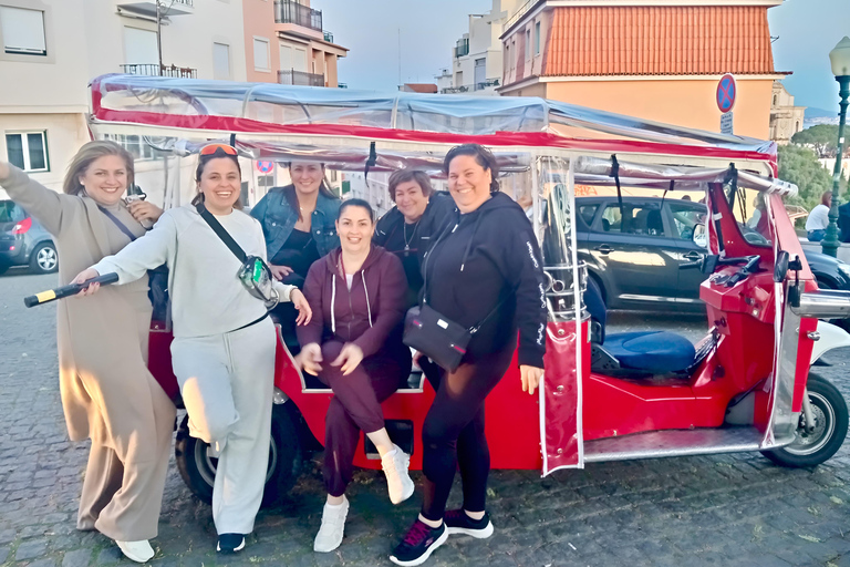 Lisbon: Private Tuk-Tuk Tour with Local Guide & Viewpoints Lisbon Highlights: Old Town & Belém Private + Pickup .