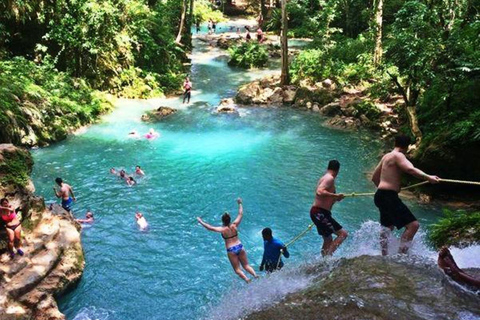 Blue Hole, Secret Falls, and Dunn's River Falls Combo Day-Tr