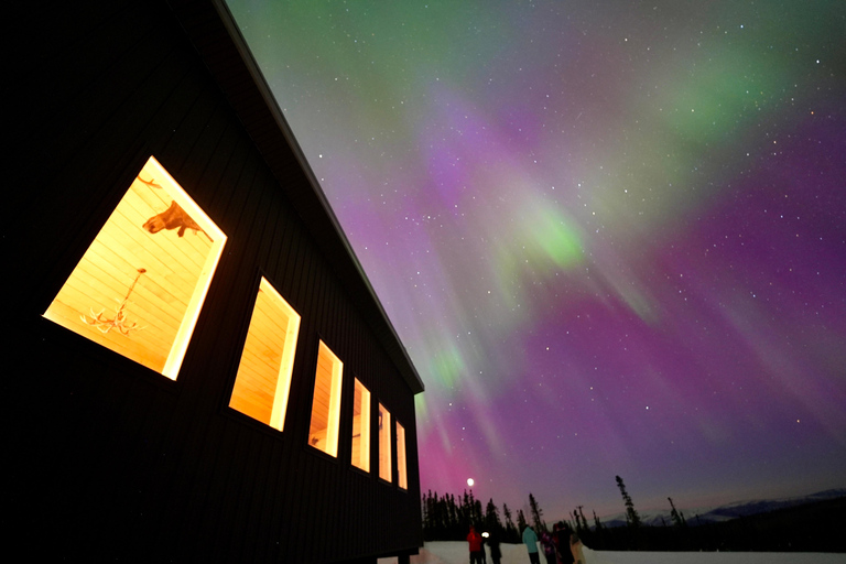 Fairbanks Aurora Camp: Mountaintop 360° Alaskan Cabin