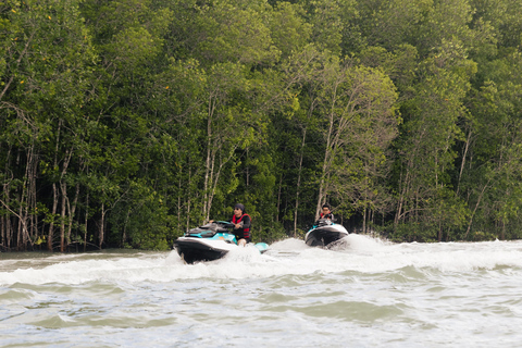 Langkawi Jetski Tour Rookie Paket mit Abholung und RücktransferEinzelfahrer (1 Person/Jetski)