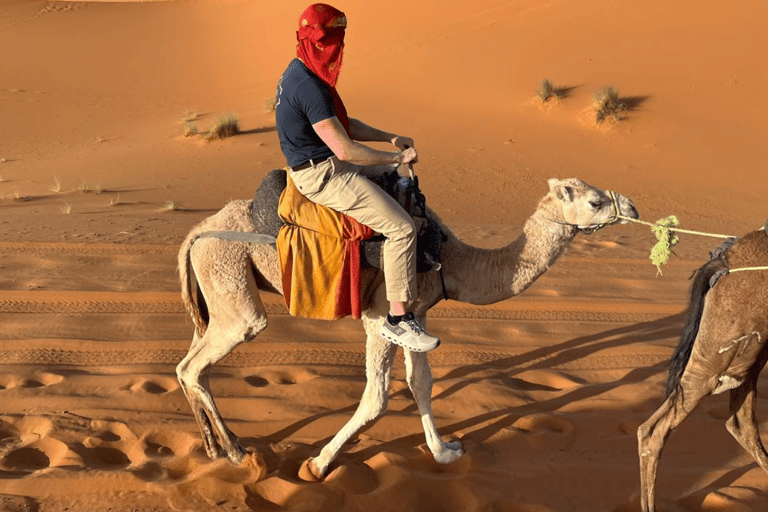 From Marrakech: 4-Day Camel Ride & Sahara Camp Experience From Marrakech : 4 days desert group tour (luxury camp)