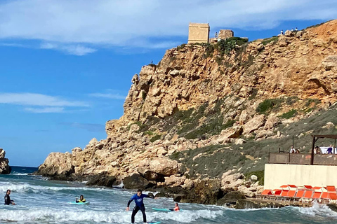 Malta Surfschool, beginnerslessen surfen