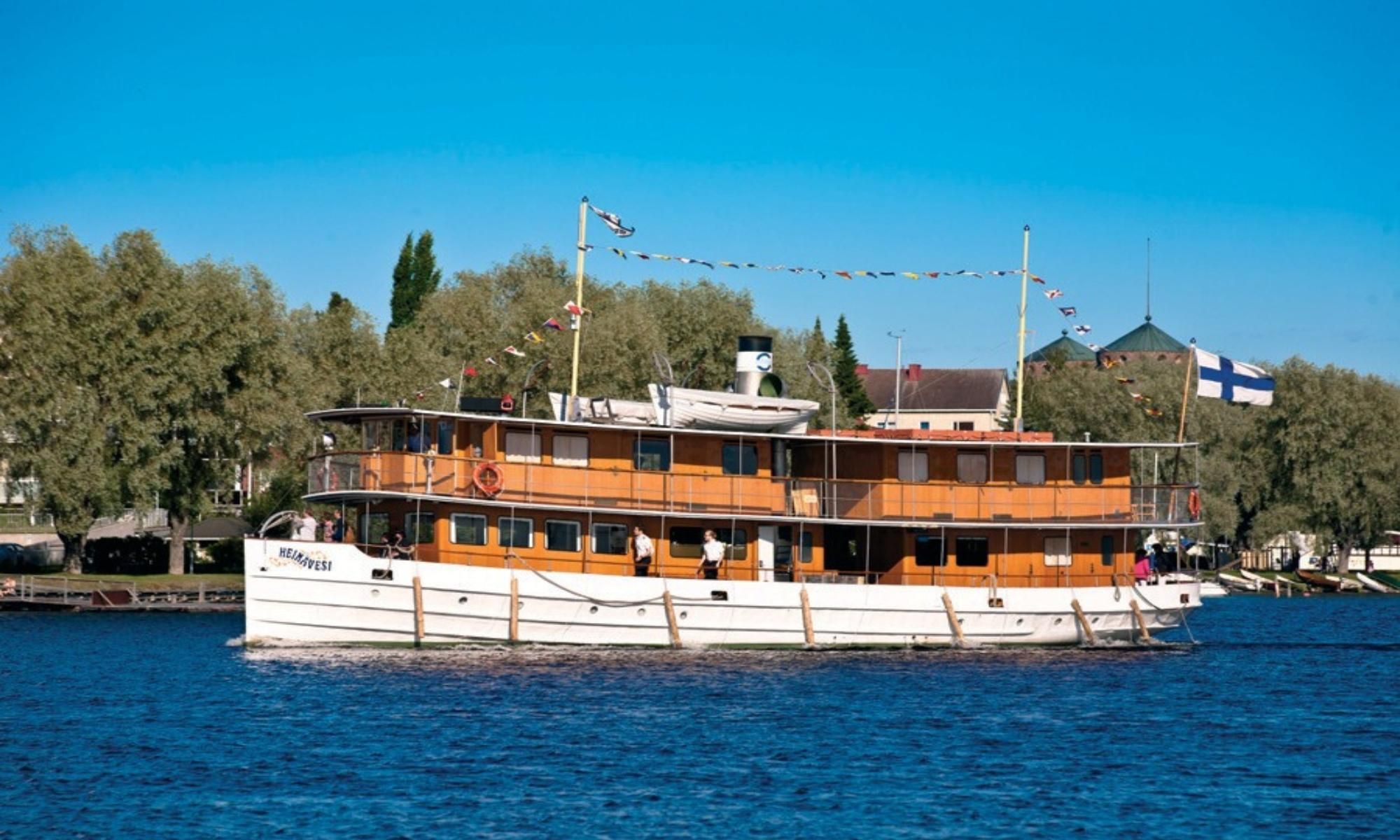 Grachtenfahrt auf dem Heinävesi – Dampfschiff s/s Heinävesi