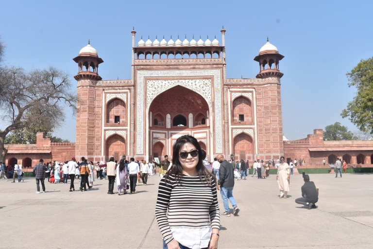 Vanuit Agra: Boek je Taj Mahal ticket met Mausoleum & GidsTaj Mahal Kaartje & Gids