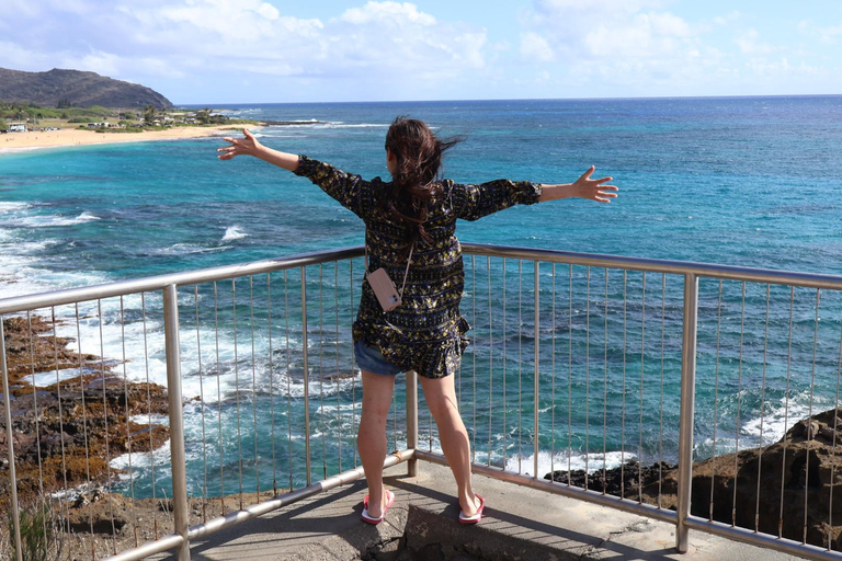 Oahu: Circle Island Tour on a full day or two half days NORTH LOOP - Half-Day: North Shore and Island Flavors.