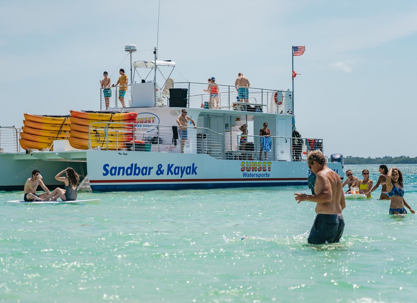 Key West: Sandbar-udflugt og kajaktur med frokost og drinks