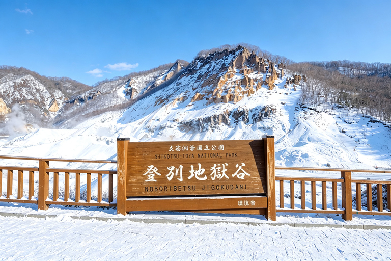 Sapporo: Lake Shikotsu Ice Festival, Noboribetsu & Lake Toya Private Sightseeing Tours