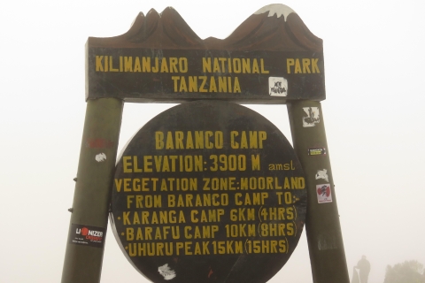 6-Días Kilimanjaro trek ruta Machame