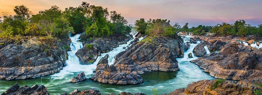 Pakse : excursion d'une journée sur l'île de Dondet avec déjeuner et dîner