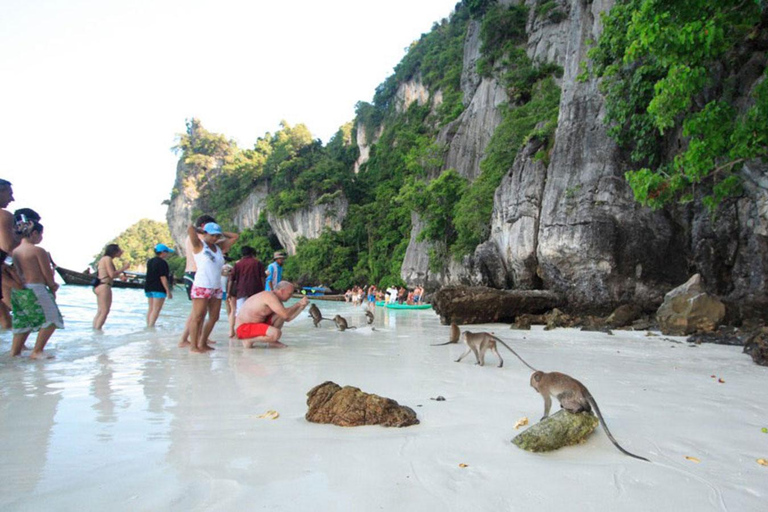 Phi Phi : Excursion d'une demi-journée à Phi Phi pour faire de la plongée en apnée en bateau à longue queue