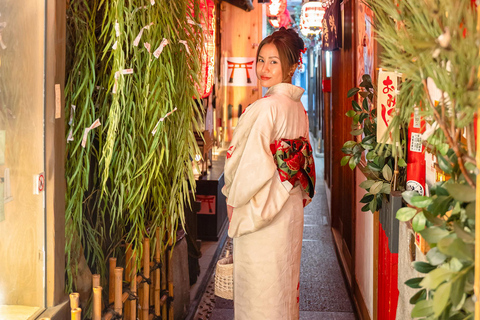 Osaka: Kimono uthyrningsplan för vuxnaKimono hyra 90 minuter plan (för vuxna)