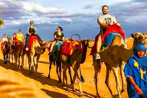 Marrakech: Agafay Desert Quad, Camel Ride & Dinner Fire Show