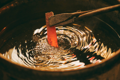 Authentic knife making experience at a blacksmith in Kyoto