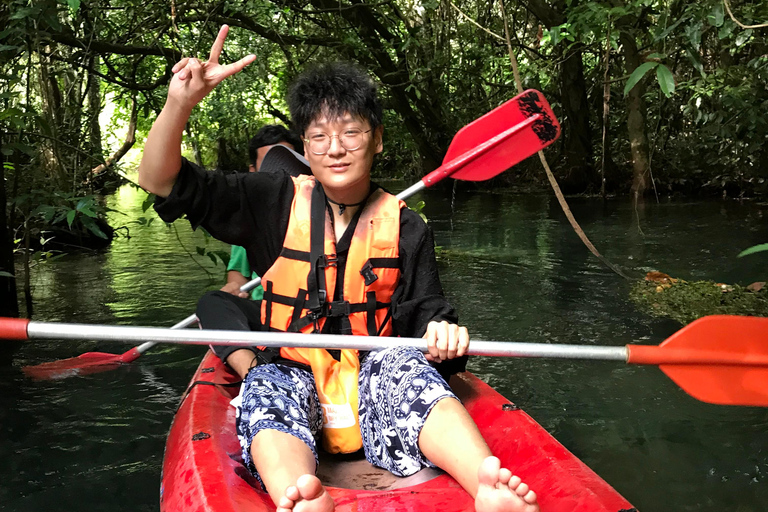 Krabi: Spływ kajakowy Amazon Klong Srakaew i karmienie słoni