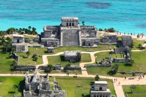 Van Cancun of Puerto Morelos: begeleide dagtocht naar TulumTweetalige rondleiding in het Spaans en Engels