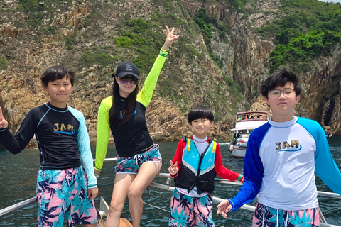Hong Kong Sai Kung Full Day Snorkelling and Beach Yacht Tour