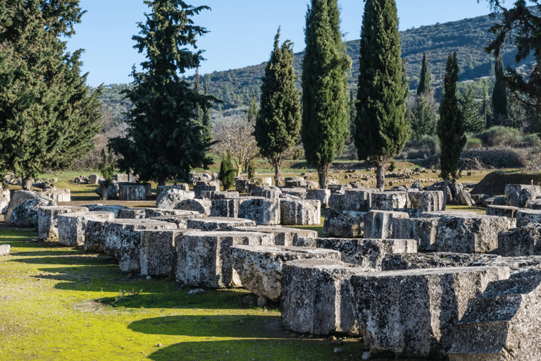 Visite privée de luxe : Sites antiques de Némée et dégustation de vin