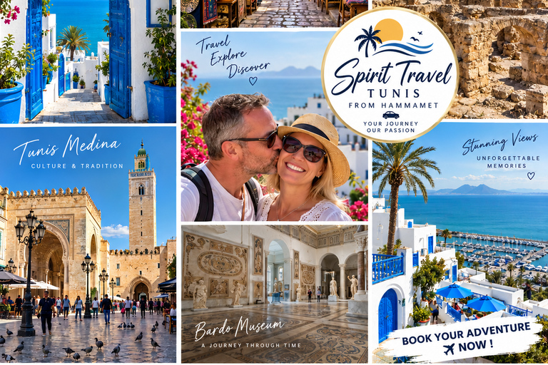 Vip Carthage & Sidi Bou Said, Tunis/bardo | Pickup included ❌Bus Tour (NOT RECOMMENDED)