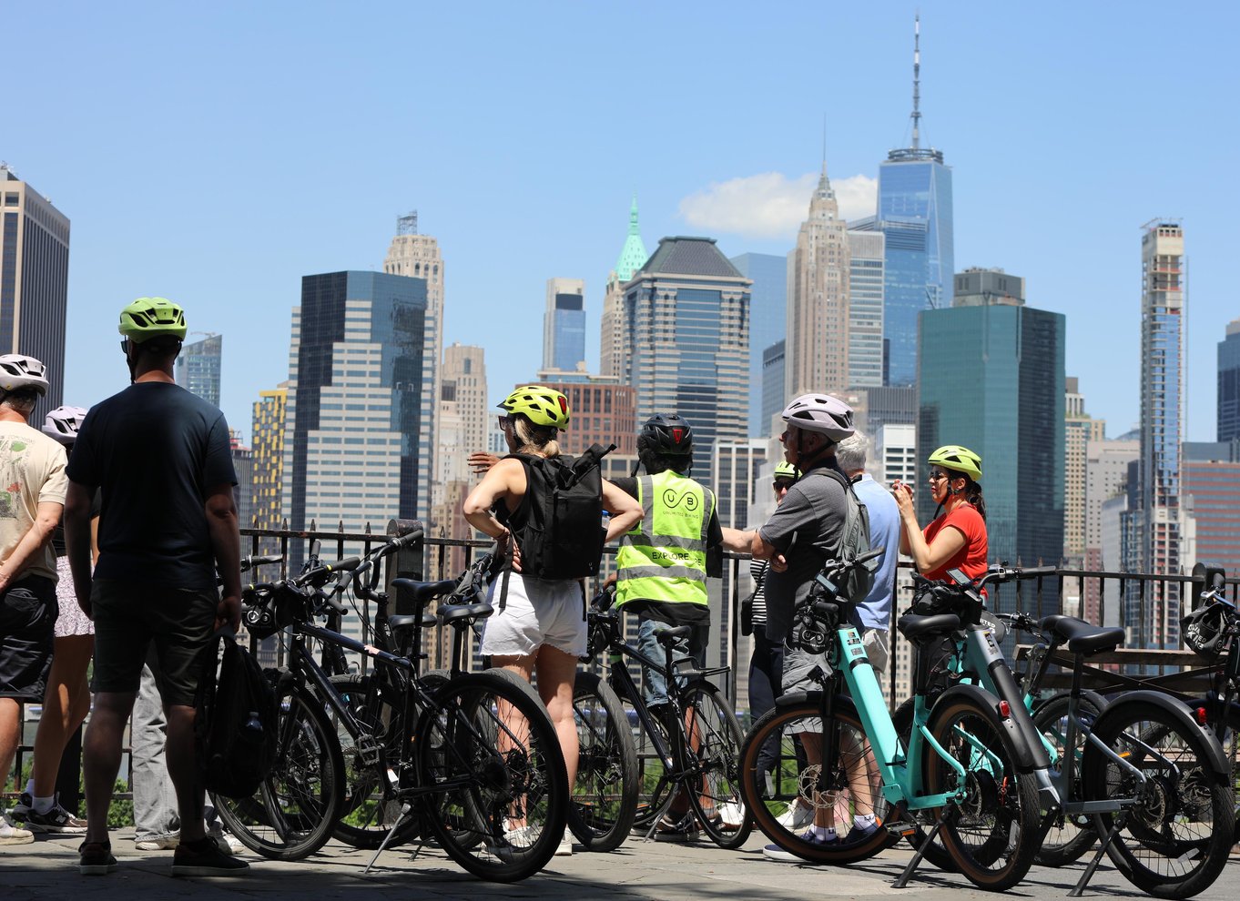 Fra Manhattan: 2-timers cykeltur over Brooklyn Bridge