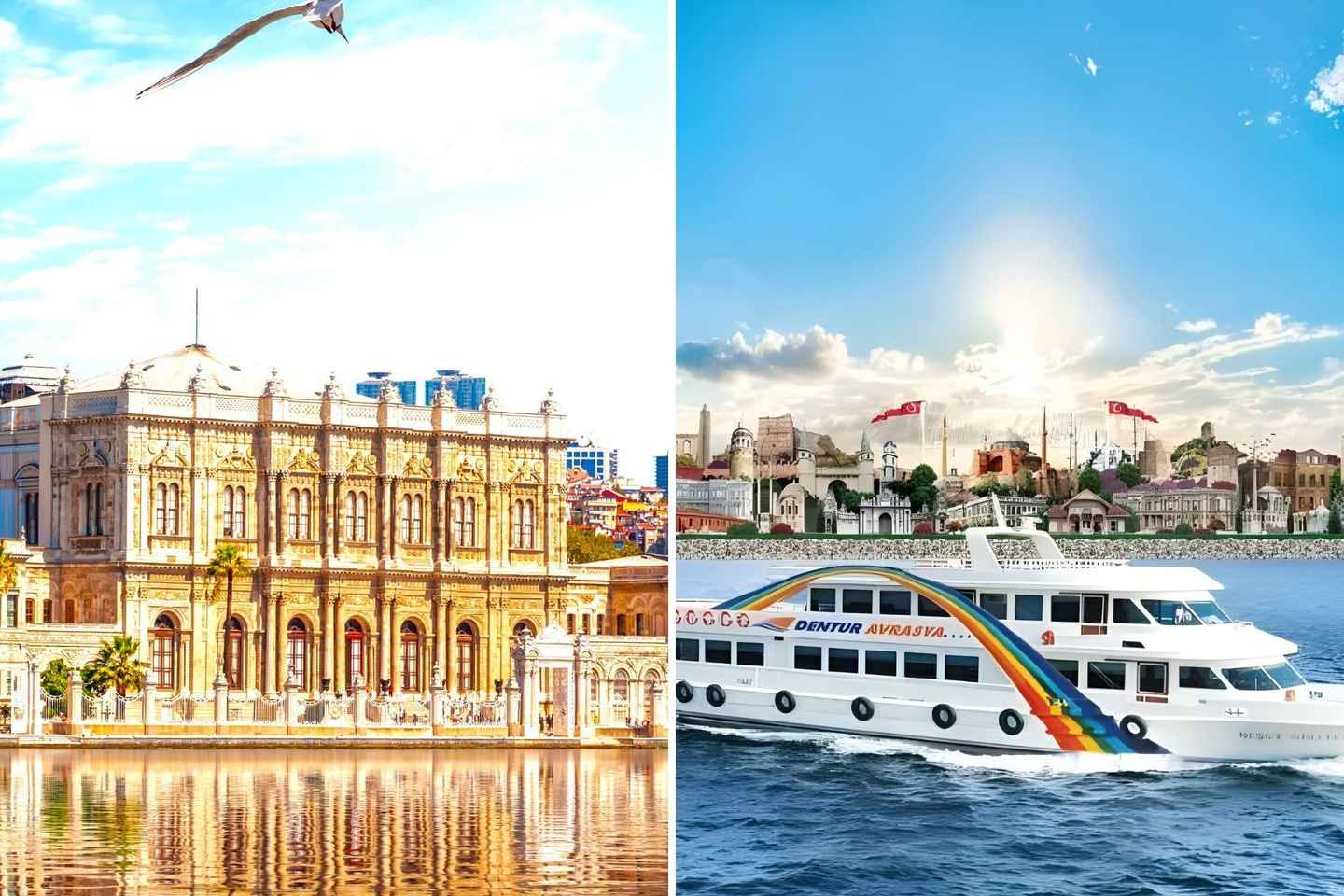 Dolmabahce Palace Ticket & Bosphorus Boat Tour Experience