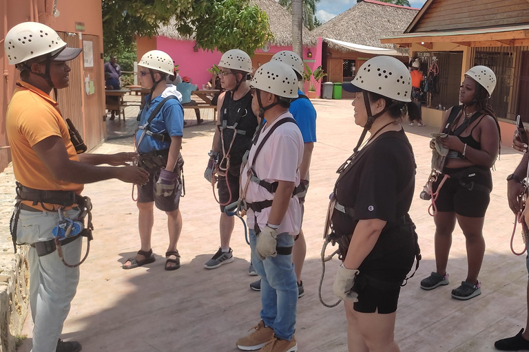 Punta Cana : Combo zipline, équitation et buggy