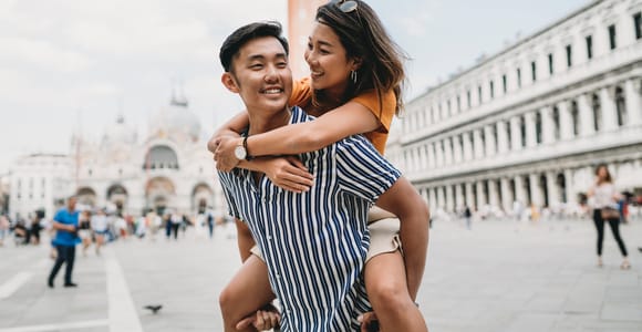 Venedig: Markusplatz und Kanäle Fotoshooting