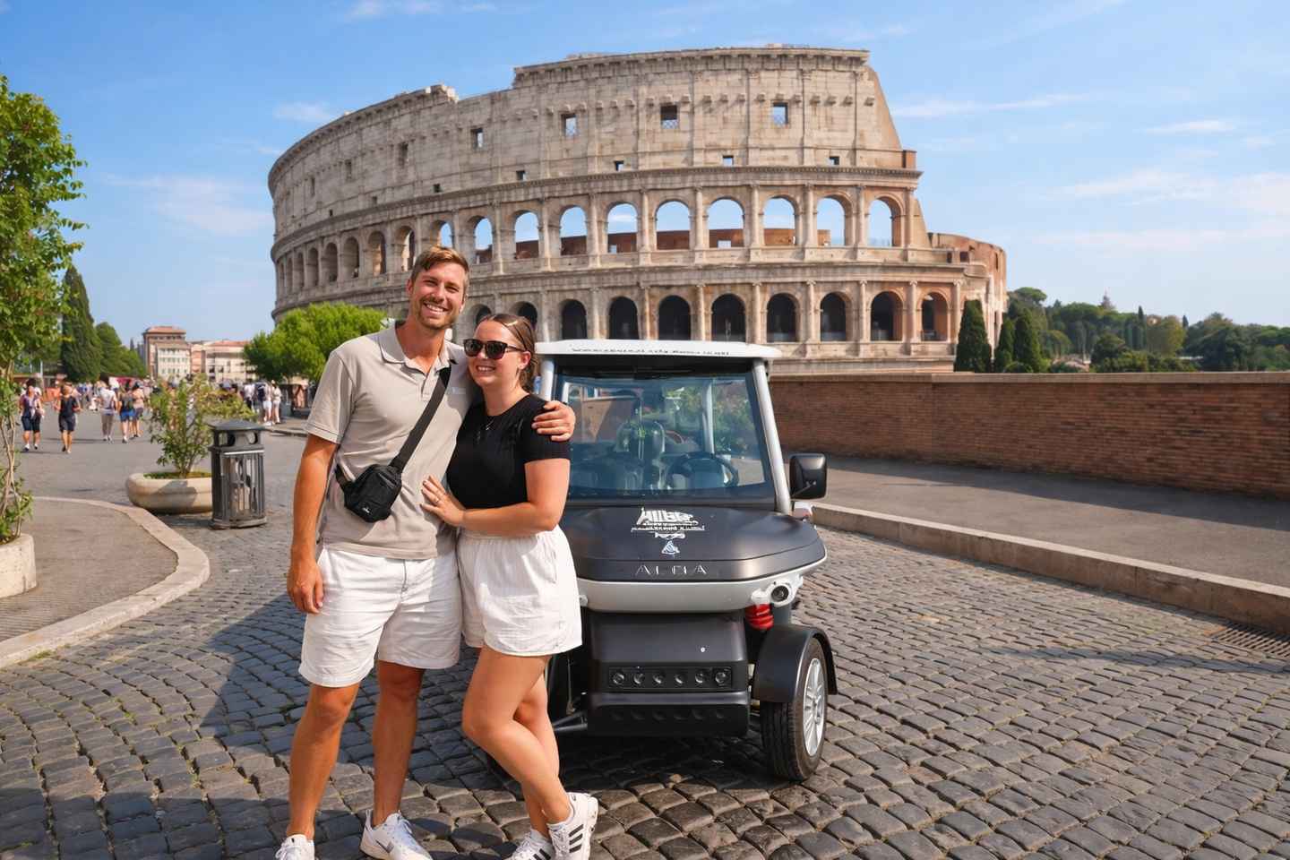 Rome Time Traveler: Private Golf Cart Tour
