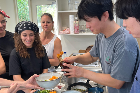 Busan: Korean Home Cooking Class & Market Tour with Meal Join in