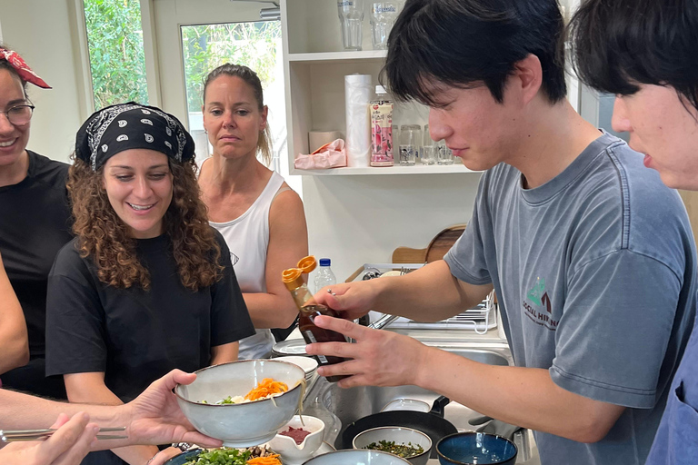 Busan: Korean Home Cooking Class & Market Tour with Meal Join in