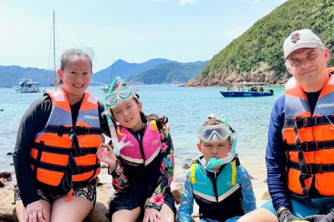 Hong Kong Sai Kung Full Day Snorkelling and Beach Yacht Tour
