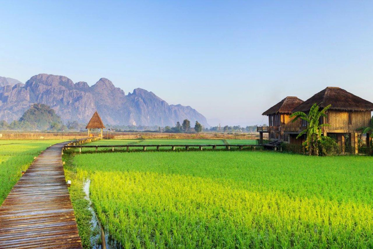 Vientiane: Excursão particular de 1 dia a Vang Vieng