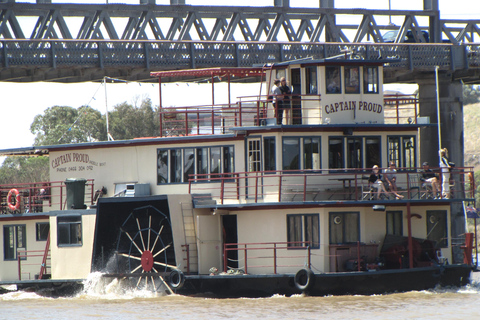 Tour delle colline di Adelaide con crociera di 3 ore con pranzo sul fiume Murray.Tour di gruppo Adelaide Hills