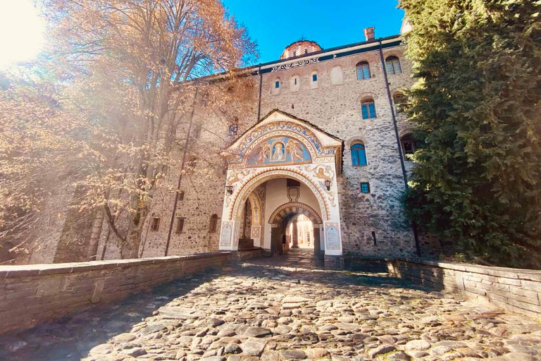 From Sofia: Rila Monastery and Villa Montevino Half-Day Trip City Center Drop off