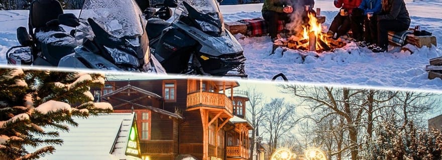 Cracovie : excursion à Zakopane en motoneige et feu de camp