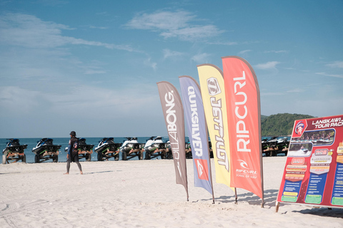 Visite privative de 4 heures en jet ski suralimenté à Langkawi + DroneVisite privative de Langkawi en jetski surpuissant de 4 heures + drone