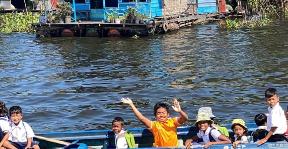 Tonle Sap, Kompong Phluk (Floating village)