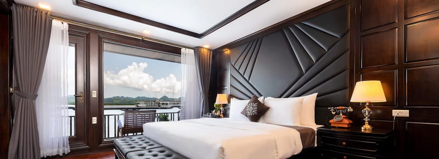 Hanoï : croisière 5 étoiles de 2 jours avec balcon dans les baies d'Halong et de Lan Ha