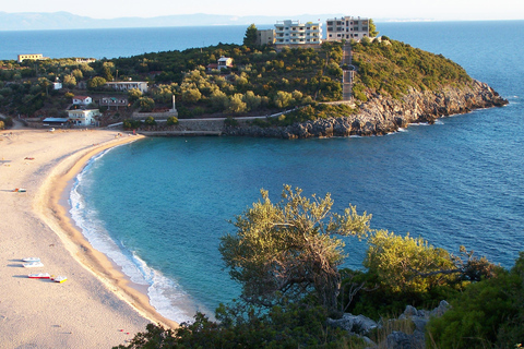 Vanuit Tirana/Durres/Golem: Verken het eiland Sazan &amp; KaraburunSazan eiland van Durres &amp; Golem