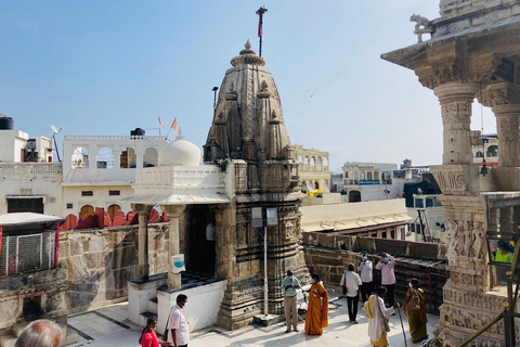 Udaipur Hele of halve dag stadsrondleiding met gidsGids met trefpunt