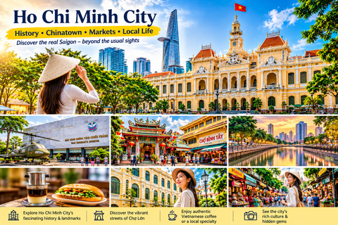 Saigon Half or Fullday: Heritage, Chinatown & Authentic city Full day group tour