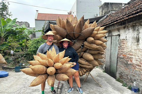 Hanoi: Day Trip to Bamboo Fish Trap & Soy Sauce Villages Full-Day Private Tour from 2 people up