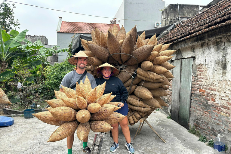 Hanoi: Day Trip to Bamboo Fish Trap & Soy Sauce Villages Full-Day Private Tour from 2 people up