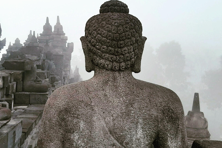 Tour in jeep del Tempio di Borobudur Merapi e del Tempio di PrambananTempio di Borobudur-Merapi in jeep-Tempio di Prambanan