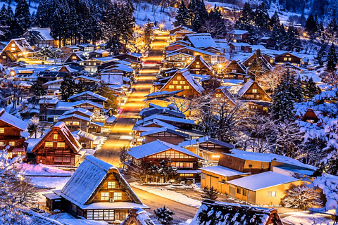 From Nagoya: UNESCO Shirakawa-go Winter Illumination