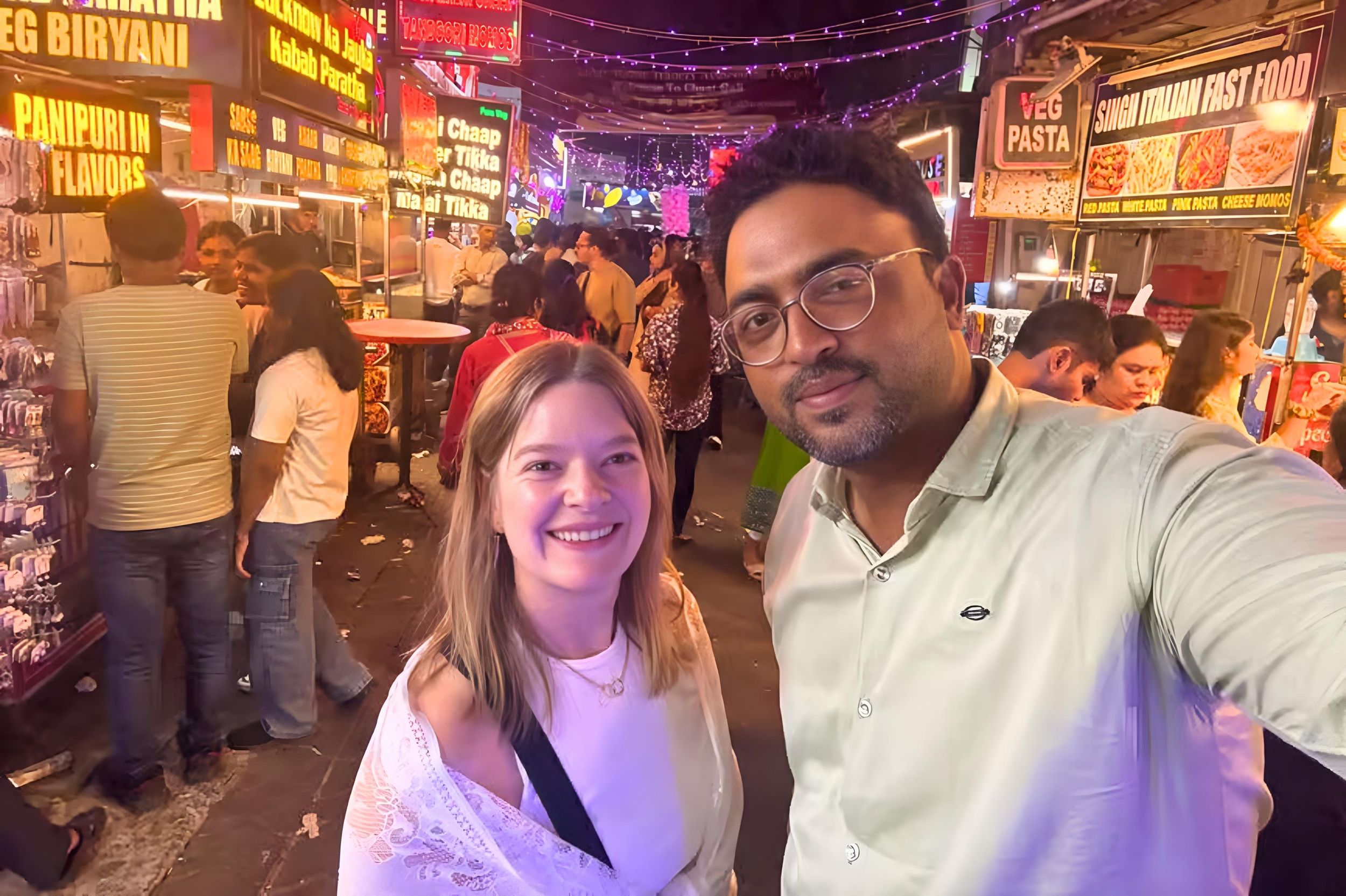 Agra: Abendlicher Rundgang über den Lebensmittelmarkt Sadar Bazar mit dem Tuk-Tuk